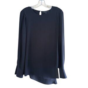 BCBGMaxAzria Long Sleeve Blouse Black Size S